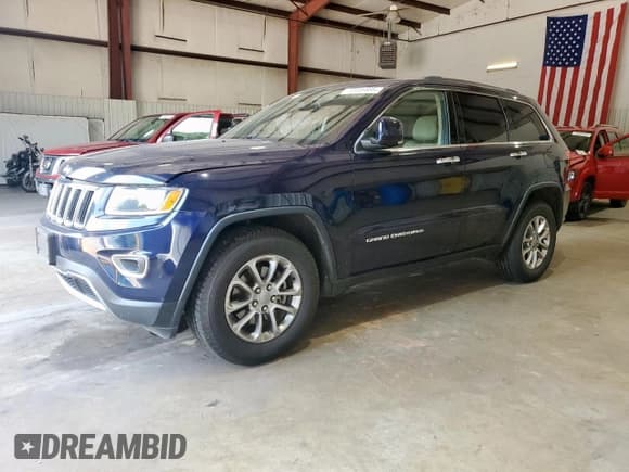 ✅ 2014 Jeep Grand Cherokee Limited • VIN: 1C4RJEBG2EC580739 • Lot: 70165895. Listed on Copart with 97,927 mi. Free auction sales archive from the USA and detailed vehicle history report at DreamBid. Image 1.