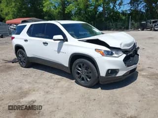 ✅ 2020 Chevrolet Traverse RS • VIN: 1GNERJKW9LJ298430 • Lot: 42335631. Listed on IAAI with 129,241 mi. Free auction sales archive from the USA and detailed vehicle history report at DreamBid. Image 1.