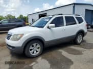 ✅ 2009 Kia Borrego LX • VIN: KNDJJ741695012232 • Lot: 63856545. Listed on Copart with 142,798 mi. Free auction sales archive from the USA and detailed vehicle history report at DreamBid. Image 1.
