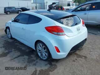 2012 Hyundai Veloster w/Black Int with VIN KMHTC6AD0CU023702, listed as a IAAI auction lot 43149525 with 166,308 mi miles and . Bid and sale history available at DreamBid. Image 3.