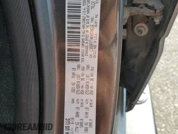 2019 Ram 1500 Big Horn z VIN 1C6SRFFT4KN570616, wystawiony jako Copart lot #84862805 z przebiegiem 74 932 mil mil oraz Szkoda całkowita • Salvage title. Historia ofert i sprzedaży dostępna na DreamBid. Obrazek 12.