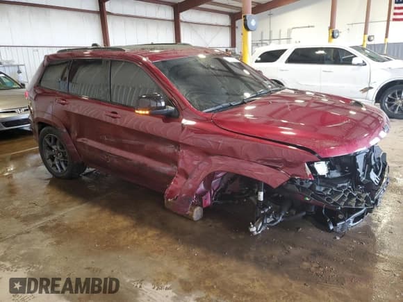 ✅ 2020 Jeep Grand Cherokee Limited X • VIN: 1C4RJEBG1LC373563 • Lot: 61203475. Listed on Copart with 43,550 mi. Free auction sales archive from the USA and detailed vehicle history report at DreamBid. Image 4.