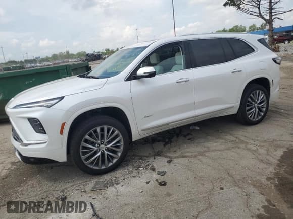 ✅ 2025 Buick Enclave Avenir • VIN: 5GAERCRS0SJ121319 • Lot: 65136935. Wystawiony na Copart z przebiegiem 4 862 mil. Bezpłatny archiwum sprzedaży aukcyjnych z USA i szczegółowy raport historii pojazdu na DreamBid. Zdjęcie 1.