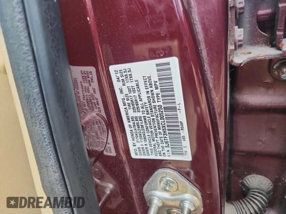 ✅ 2012 Honda Crosstour EX-L • VIN: 5J6TF3H5XCL005250 • Lot: 70496255. Wystawiony na Copart z przebiegiem Nie podano. Bezpłatny archiwum sprzedaży aukcyjnych z USA i szczegółowy raport historii pojazdu na DreamBid. Zdjęcie 12.