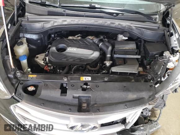 2017 Hyundai Santa Fe 2.0T z VIN 5XYZUDLA2HG435261, wystawiony jako Copart lot #68190485 z przebiegiem 125 513 mil mil oraz Szkoda całkowita • Salvage title. Historia ofert i sprzedaży dostępna na DreamBid. Obrazek 12.