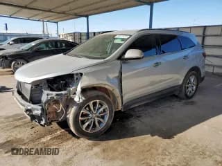 ✅ 2017 Hyundai Santa Fe SE • VIN: KM8SN4HFXHU233944 • Лот: 84071475. Опубликован ранее на Copart с пробегом 143 392 миль. Бесплатный доступ к архиву аукционных продаж из США и подробный отчёт об истории автомобиля на DreamBid. Изображение 1.