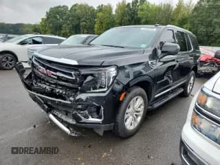 ✅ 2023 GMC Yukon SLT • VIN: 1GKS2BKD3PR348075 • Lot: 81812485. Listed on Copart with 66,334 mi. Free auction sales archive from the USA and detailed vehicle history report at DreamBid. Image 1.