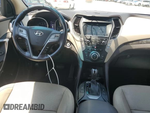 ✅ 2017 Hyundai Santa Fe 2.0T • VIN: 5XYZU3LA7HG390540 • Лот: 63862624. Опубликован ранее на Copart с пробегом 91 602 миль. Бесплатный доступ к архиву аукционных продаж из США и подробный отчёт об истории автомобиля на DreamBid. Изображение 8.