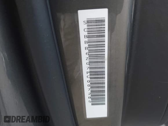 ✅ 2023 Bentley Flying Spur W12 • VIN: SCBBB6ZG7PC007285 • Lot: 43557332. Listed on IAAI with 18,328 mi. Free auction sales archive from the USA and detailed vehicle history report at DreamBid. Image 9.