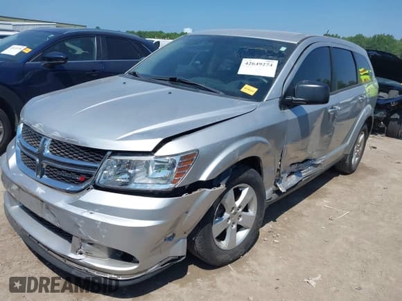 ✅ 2013 Dodge Journey SE • VIN: 3C4PDCAB4DT509389 • Лот: 42649274. Опубликован ранее на IAAI с пробегом 75 271 миль. Бесплатный доступ к архиву аукционных продаж из США и подробный отчёт об истории автомобиля на DreamBid. Изображение 2.