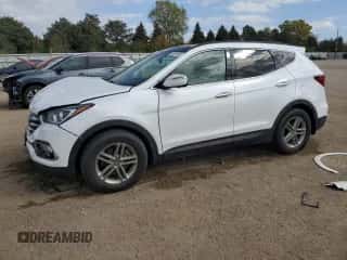 2018 Hyundai Santa Fe 2.4L с VIN 5NMZUDLB5JH065895, выставлен на аукционе Copart как лот 85318895 с пробегом 54 993 миль миль и Списание • Salvage title. История ставок и продаж доступна на DreamBid. Изображение 1.
