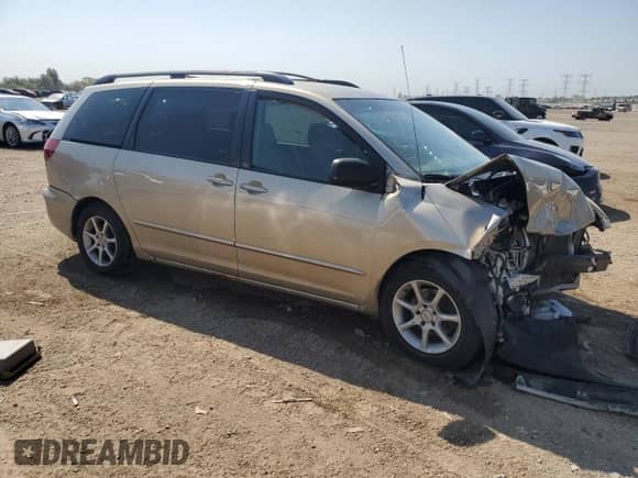 2005 Toyota Sienna LE with VIN 5TDZA23C95S290491, listed as a Copart auction lot 80013145 with Not provided miles and Salvage title. Bid and sale history available at DreamBid. Image 4.
