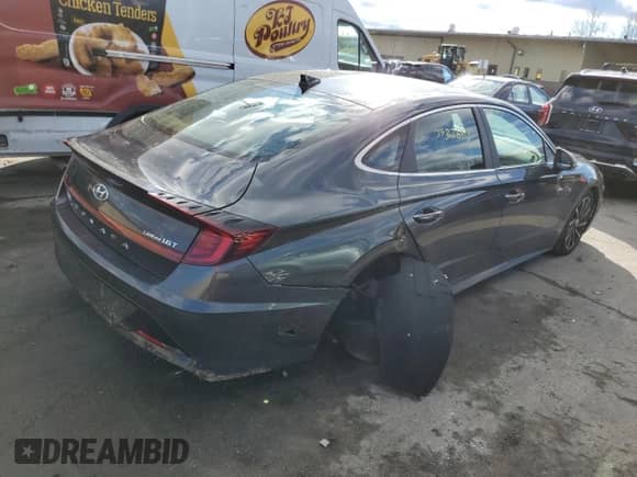 2021 Hyundai Sonata Limited с VIN 5NPEH4J27MH090732, выставлен на аукционе Copart как лот 39326413 с пробегом 6 906 миль миль и . История ставок и продаж доступна на DreamBid. Изображение 3.