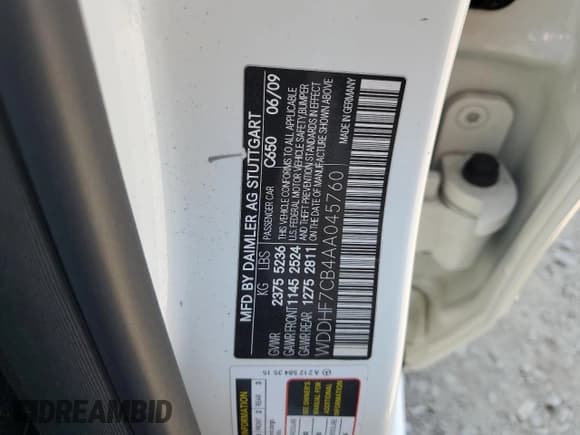 ✅ 2010 Mercedes-Benz E 550 Luxury • VIN: WDDHF7CB4AA045760 • Лот: 70228535. Опубликован ранее на Copart с пробегом 125 903 миль. Бесплатный доступ к архиву аукционных продаж из США и подробный отчёт об истории автомобиля на DreamBid. Изображение 12.