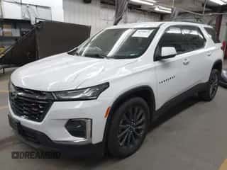 ✅ 2023 Chevrolet Traverse RS • VIN: 1GNEVJKW0PJ130838 • Лот: 42750676. Опубликован ранее на IAAI с пробегом 78 659 миль. Бесплатный доступ к архиву аукционных продаж из США и подробный отчёт об истории автомобиля на DreamBid. Изображение 2.