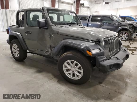 ✅ 2023 Jeep Wrangler Sport S • VIN: 1C4HJXAG9PW677785 • Lot: 70341275. Listed on Copart with 32,130 mi. Free auction sales archive from the USA and detailed vehicle history report at DreamBid. Image 4.