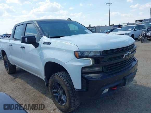 ✅ 2021 Chevrolet Silverado 1500 LT Trail Boss • VIN: 1GCPYFED1MZ157110 • Lot: 42985058. Listed on IAAI with 86,080 mi. Free auction sales archive from the USA and detailed vehicle history report at DreamBid. Image 1.