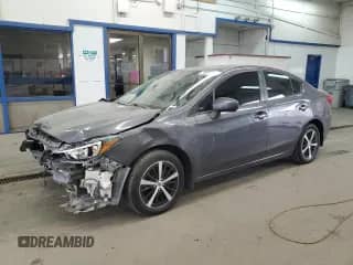 2020 Subaru Impreza Premium с VIN 4S3GKAV62L3604213, выставлен на аукционе Copart как лот 70647495 с пробегом 85 184 миль миль и Списание • Salvage title. История ставок и продаж доступна на DreamBid. Изображение 1.