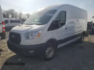 ✅ 2022 Ford Transit Cargo • VIN: 1FTBR1C82NKA17027 • Lot: 45346305. Listed on Copart with 45,358 mi. Free auction sales archive from the USA and detailed vehicle history report at DreamBid. Image 1.