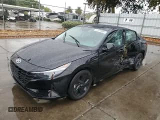 ✅ 2023 Hyundai Elantra Blue • VIN: KMHLM4AJ1PU079287 • Lot: 81970805. Listed on Copart with 79,915 mi. Free auction sales archive from the USA and detailed vehicle history report at DreamBid. Image 1.