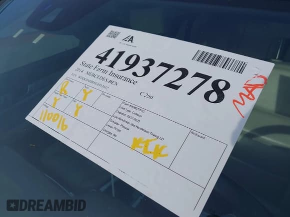 ✅ 2014 Mercedes-Benz C 250 Sport • VIN: WDDGF4HB5EA933412 • Lot: 41937278. Wystawiony na IAAI z przebiegiem 110 016 mil. Bezpłatny archiwum sprzedaży aukcyjnych z USA i szczegółowy raport historii pojazdu na DreamBid. Zdjęcie 17.