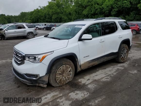 ✅ 2018 GMC Acadia SLE • VIN: 1GKKNSLA6JZ221954 • Lot: 59915175. Listed on Copart with 127,289 mi. Free auction sales archive from the USA and detailed vehicle history report at DreamBid. Image 1.