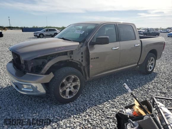 ✅ 2010 Dodge 1500 SLT • VIN: 1D7RB1CT6AS193439 • Lot: 51437095. Wystawiony na Copart z przebiegiem 147 903 mil. Bezpłatny archiwum sprzedaży aukcyjnych z USA i szczegółowy raport historii pojazdu na DreamBid. Zdjęcie 1.