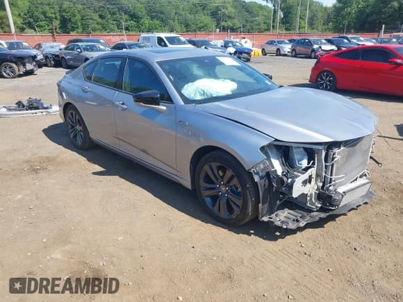 ✅ 2021 Acura TLX w/A-Spec Package • VIN: 19UUB5F52MA008985 • Lot: 42954581. Listed on IAAI with 28,221 mi. Free auction sales archive from the USA and detailed vehicle history report at DreamBid. Image 1.