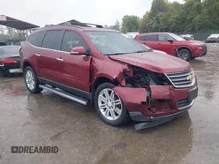 ✅ 2015 Chevrolet Traverse LT • VIN: 1GNKRGKD3FJ107593 • Lot: 43397778. Wystawiony na IAAI z przebiegiem 172 423 mil. Bezpłatny archiwum sprzedaży aukcyjnych z USA i szczegółowy raport historii pojazdu na DreamBid. Zdjęcie 1.
