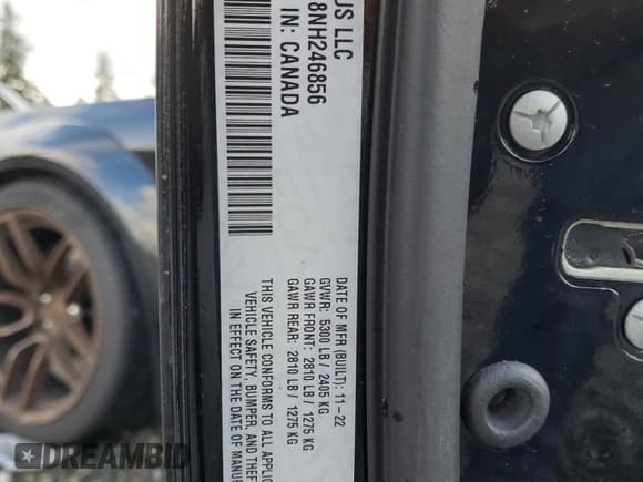 ✅ 2022 Dodge Challenger R/T Scat Pack Widebody • VIN: 2C3CDZFJ8NH246856 • Lot: 39594224. Wystawiony na Copart z przebiegiem 9 996 mil. Bezpłatny archiwum sprzedaży aukcyjnych z USA i szczegółowy raport historii pojazdu na DreamBid. Zdjęcie 12.