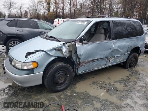 ✅ 1998 Nissan Quest XE • VIN: 4N2ZN1111WD820950 • Lot: 82154214. Wystawiony na Copart z przebiegiem 100 368 mil. Bezpłatny archiwum sprzedaży aukcyjnych z USA i szczegółowy raport historii pojazdu na DreamBid. Zdjęcie 1.