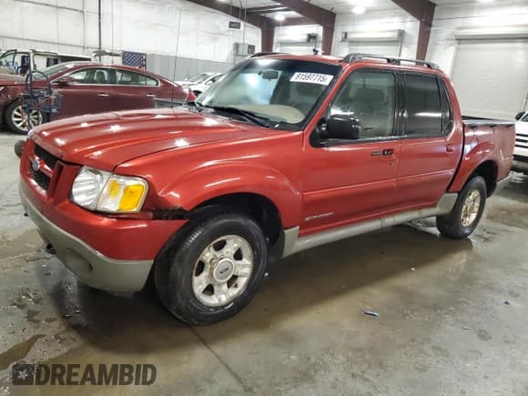 ✅ 2001 Ford Explorer Sport Trac • VIN: 1FMZU77E41UC54967 • Lot: 91597715. Listed on Copart with 194,858 mi. Free auction sales archive from the USA and detailed vehicle history report at DreamBid. Image 1.