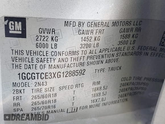 ✅ 2016 Chevrolet Colorado 4WD LT • VIN: 1GCGTCE3XG1288592 • Лот: 43197551. Опубликован ранее на IAAI с пробегом 78 000 миль. Бесплатный доступ к архиву аукционных продаж из США и подробный отчёт об истории автомобиля на DreamBid. Изображение 9.