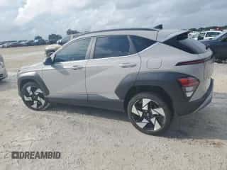 2024 Hyundai Kona Limited with VIN KM8HE3A31RU181691, listed as a Copart auction lot 73777164 with Not provided miles and Non repairable. Bid and sale history available at DreamBid. Image 2.