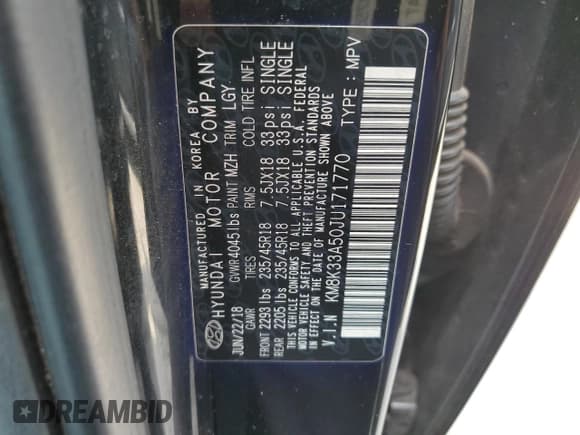 ✅ 2018 Hyundai Kona Limited • VIN: KM8K33A50JU171770 • Лот: 58938464. Опубликован ранее на Copart с пробегом 59 765 миль. Бесплатный доступ к архиву аукционных продаж из США и подробный отчёт об истории автомобиля на DreamBid. Изображение 12.