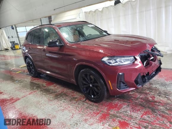 ✅ 2023 BMW X3 M40i • VIN: 5UX83DP02P9S48536 • Лот: 91808795. Опубликован ранее на Copart с пробегом 34 107 миль. Бесплатный доступ к архиву аукционных продаж из США и подробный отчёт об истории автомобиля на DreamBid. Изображение 4.