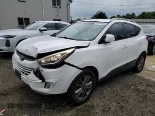 2015 Hyundai Tucson SE z VIN KM8JUCAG8FU012383, wystawiony jako Copart lot #67469875 z przebiegiem 77 880 mil mil oraz Szkoda całkowita • Salvage title. Historia ofert i sprzedaży dostępna na DreamBid. Obrazek 1.