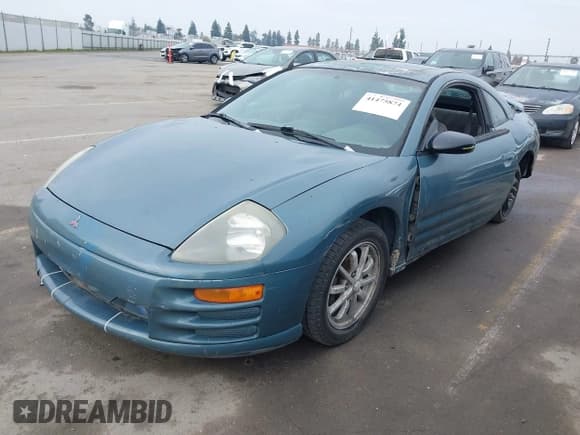 ✅ 2001 Mitsubishi Eclipse GS • VIN: 4A3AC44G11E154146 • Lot: 41475874. Wystawiony na IAAI z przebiegiem 180 732 mil. Bezpłatny archiwum sprzedaży aukcyjnych z USA i szczegółowy raport historii pojazdu na DreamBid. Zdjęcie 2.