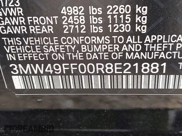 ✅ 2024 BMW 3 Series M340i xDrive • VIN: 3MW49FF00R8E21881 • Lot: 42408577. Wystawiony na IAAI z przebiegiem 17 853 mil. Bezpłatny archiwum sprzedaży aukcyjnych z USA i szczegółowy raport historii pojazdu na DreamBid. Zdjęcie 9.
