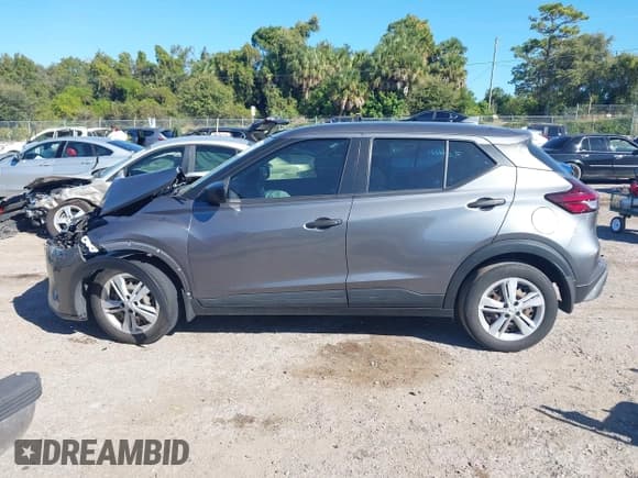 ✅ 2023 Nissan Kicks S • VIN: 3N1CP5BV3PL543583 • Lot: 43463044. Listed on IAAI with 32,160 mi. Free auction sales archive from the USA and detailed vehicle history report at DreamBid. Image 14.
