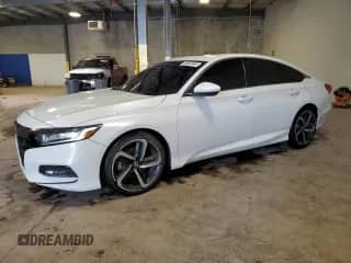 2018 Honda Accord Sport with VIN 1HGCV2F35JA048022, listed as a Copart auction lot 60887665 with 69,626 mi miles and Salvage title. Bid and sale history available at DreamBid. Image 1.