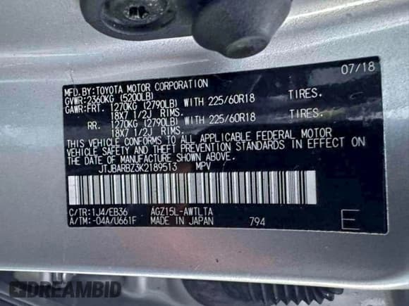 ✅ 2019 Lexus NX 300 F Sport • VIN: JTJBARBZ3K2189513 • Лот: 95806475. Опубликован ранее на Copart с пробегом 128 462 миль. Бесплатный доступ к архиву аукционных продаж из США и подробный отчёт об истории автомобиля на DreamBid. Изображение 10.