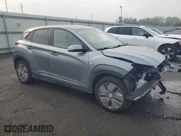 2020 Hyundai Kona Ultimate with VIN KM8K53AG6LU066021, listed as a Copart auction lot 58694775 with 51,013 mi miles and Salvage title. Bid and sale history available at DreamBid. Image 4.