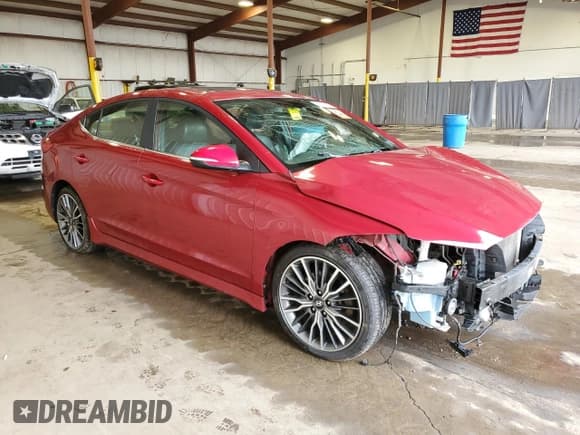 ✅ 2017 Hyundai Elantra Sport • VIN: KMHD04LB6HU315391 • Lot: 58931665. Listed on Copart with Not provided. Free auction sales archive from the USA and detailed vehicle history report at DreamBid. Image 4.