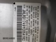 ✅ 2000 Honda CR-V LX • VIN: JHLRD1749YC054162 • Lot: 88889985. Wystawiony na Copart z przebiegiem 462 565 mil. Bezpłatny archiwum sprzedaży aukcyjnych z USA i szczegółowy raport historii pojazdu na DreamBid. Zdjęcie 13.