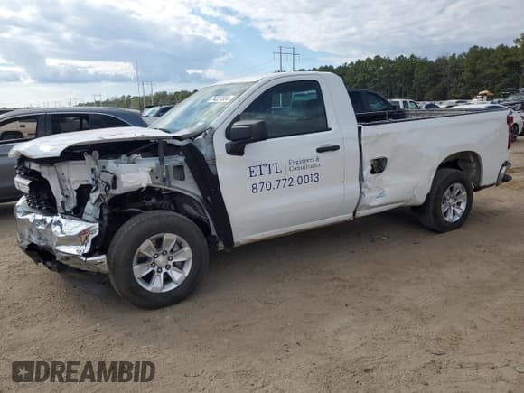 ✅ 2021 Chevrolet Silverado 1500 Work Truck • VIN: 3GCNWAEF7MG393830 • Lot: 74227334. Wystawiony na Copart z przebiegiem 23 318 mil. Bezpłatny archiwum sprzedaży aukcyjnych z USA i szczegółowy raport historii pojazdu na DreamBid. Zdjęcie 1.