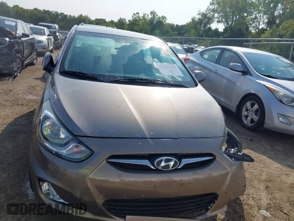 2013 Hyundai Accent GLS with VIN KMHCU4AE6DU299622, listed as a IAAI auction lot 43160108 with 90,116 mi miles and . Bid and sale history available at DreamBid. Image 12.