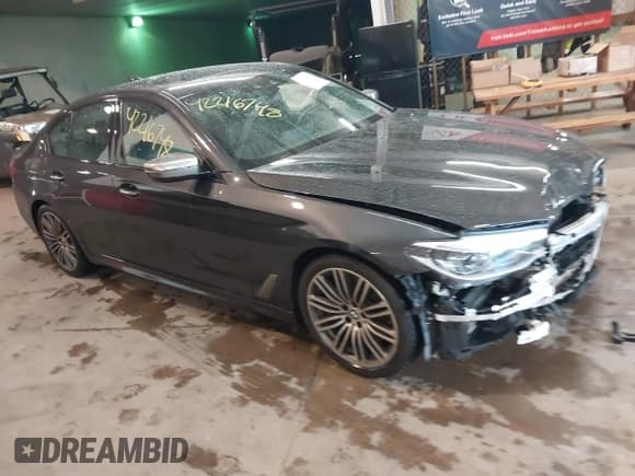 ✅ 2018 BMW 5 Series M550i xDrive • VIN: WBAJB9C53JB049920 • Lot: 42216748. Listed on IAAI with 53,036 mi. Free auction sales archive from the USA and detailed vehicle history report at DreamBid. Image 1.