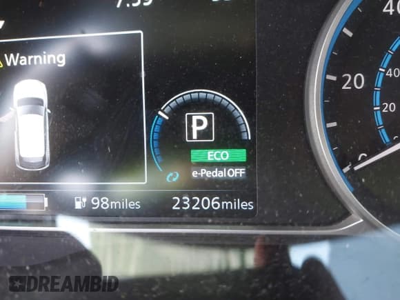 ✅ 2020 Nissan LEAF SV • VIN: 1N4AZ1CP5LC306791 • Lot: 41629300. Wystawiony na IAAI z przebiegiem 23 206 mil. Bezpłatny archiwum sprzedaży aukcyjnych z USA i szczegółowy raport historii pojazdu na DreamBid. Zdjęcie 16.