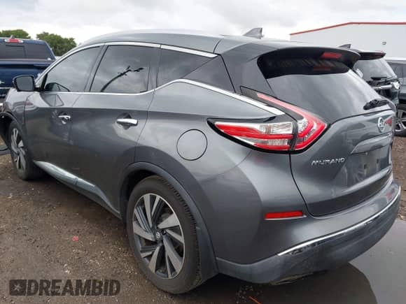 2017 Nissan Murano S with VIN 5N1AZ2MG9HN174415, listed as a IAAI auction lot 42483470 with 106,516 mi miles and . Bid and sale history available at DreamBid. Image 3.